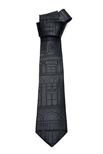 Silk Necktie (Black) | Retro Collection