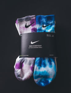 nike tie dye socks pack