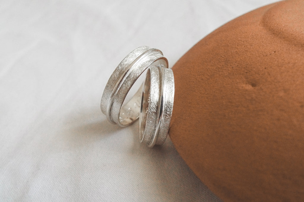 Anillos de boda en plata