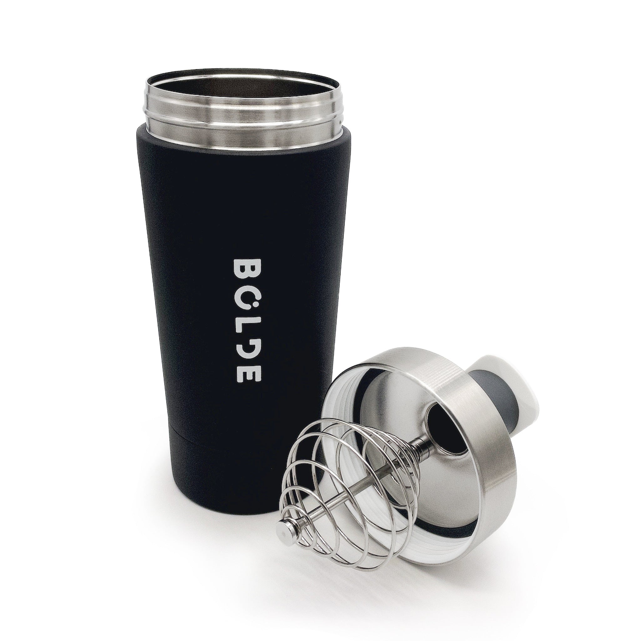 Stainless Steel Shaker Bottle Black