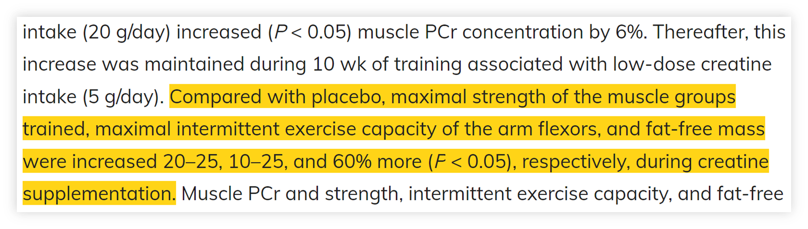 Exerpt from research study: Journal of Applied Physiology