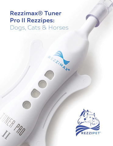 An image of the cover of the Rezzipet Rezzipe Book with the Tuner and Logo