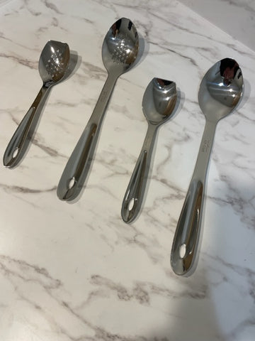 All-Clad Measuring Spoon Set of 4 Stainless Steel Standard Size