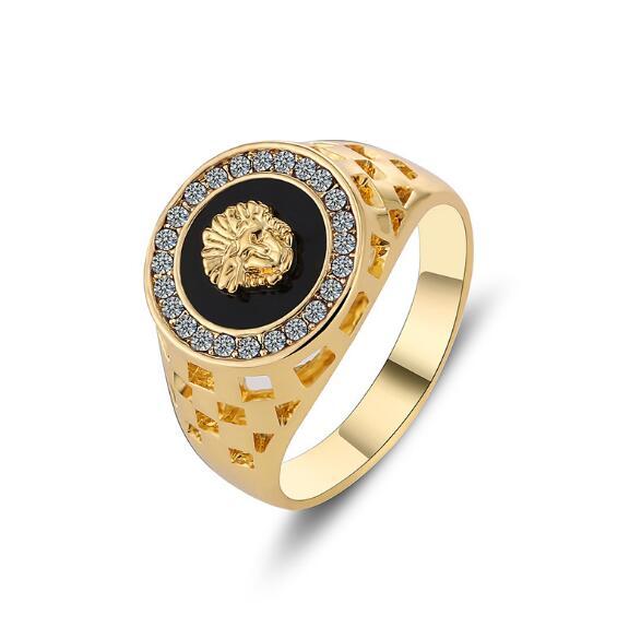 versace gold ring