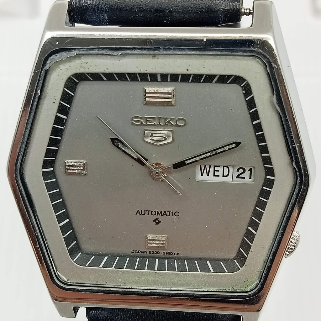 Extremely Rare! Vintage August 1981 Seiko 5 SUWA Hexagon Model 6309-51 –  Altimate Group