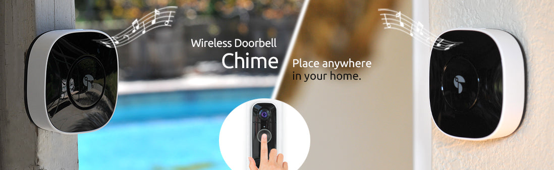 toucan wireless doorbell camera with chime