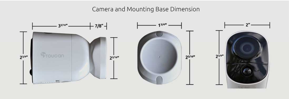 Toucan wireless outdoor/indoor security camera