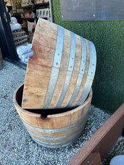 Wine Barrel Half for Planter