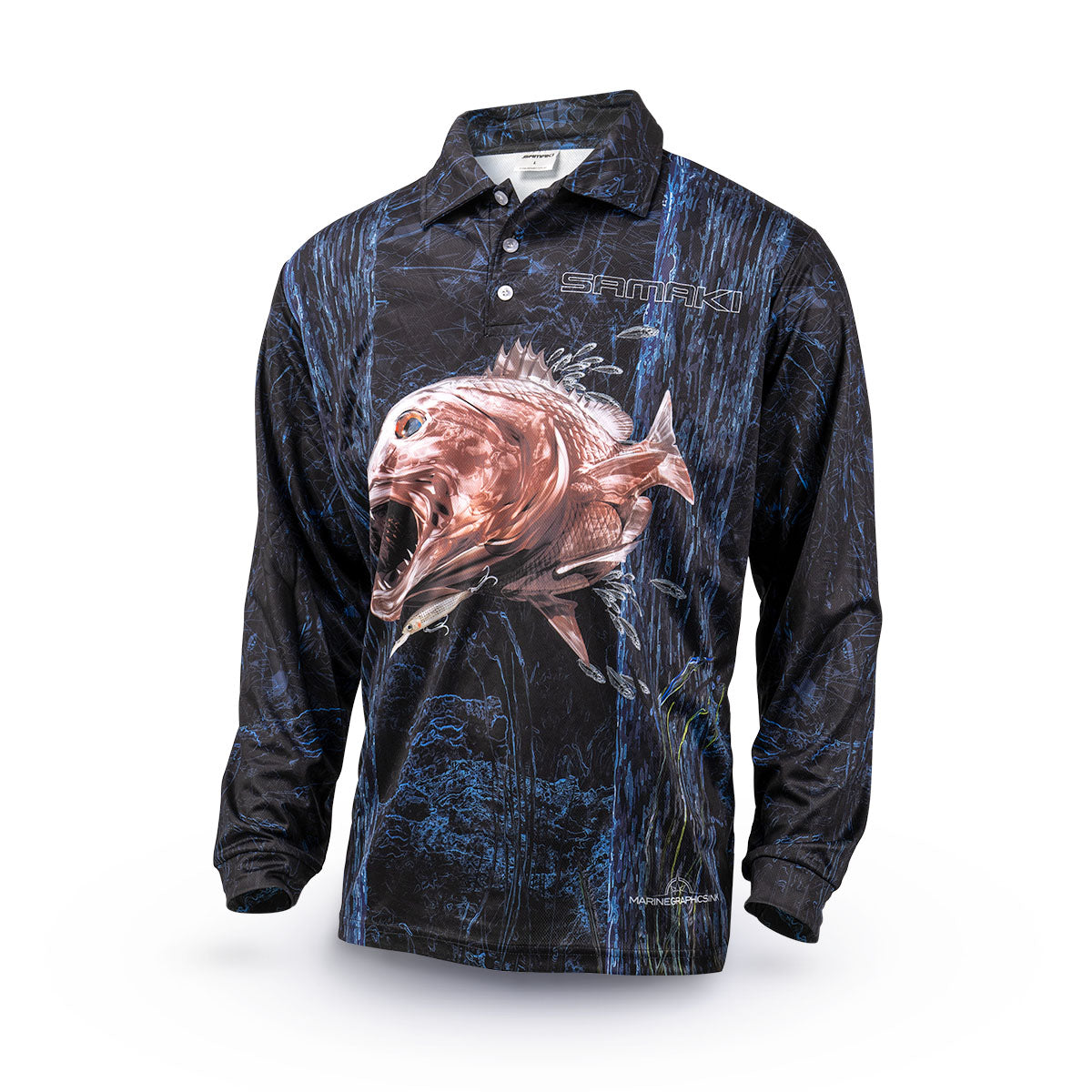 Black Marlin Fishing Jersey