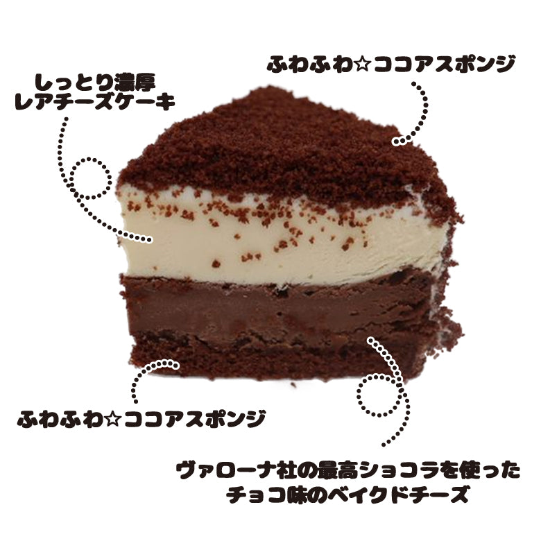 ダブルショコラチーズケーキ