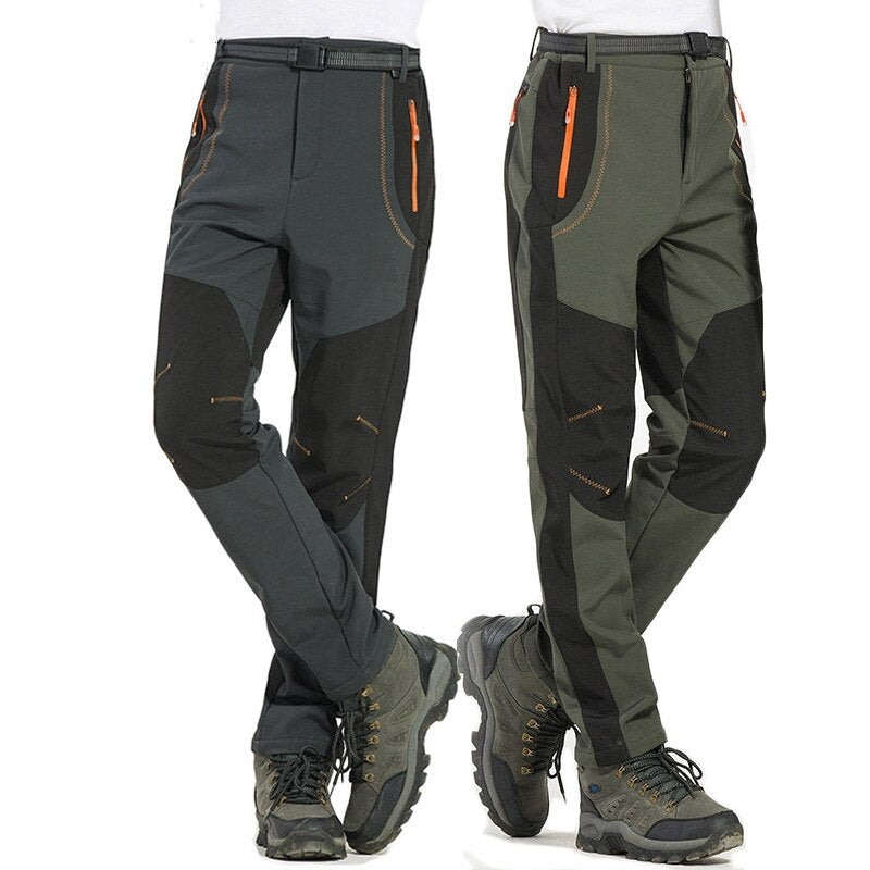 fleece lined cargo pants mens