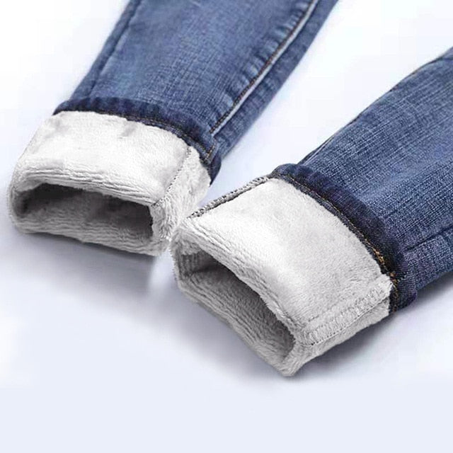 warm jeans for winter