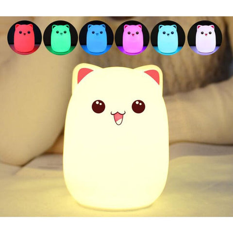 cat theme night light