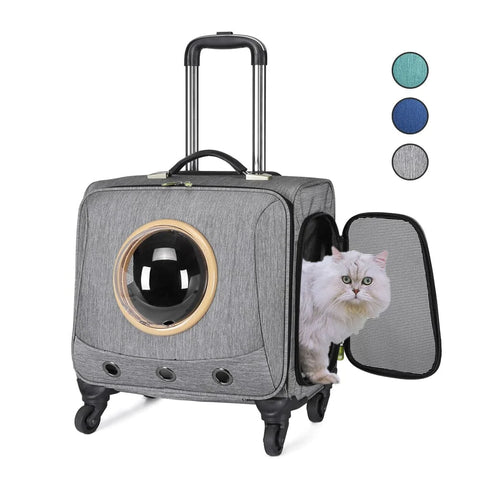 cat and dog travel trolley bag