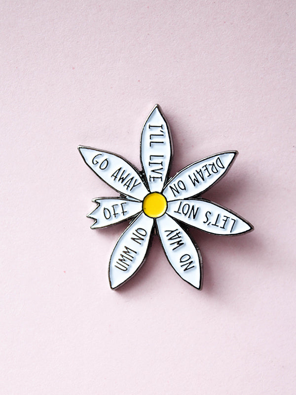 Daisy Pin Lapel Pin Lapel Brooch Flower Pin Edge Of Urge