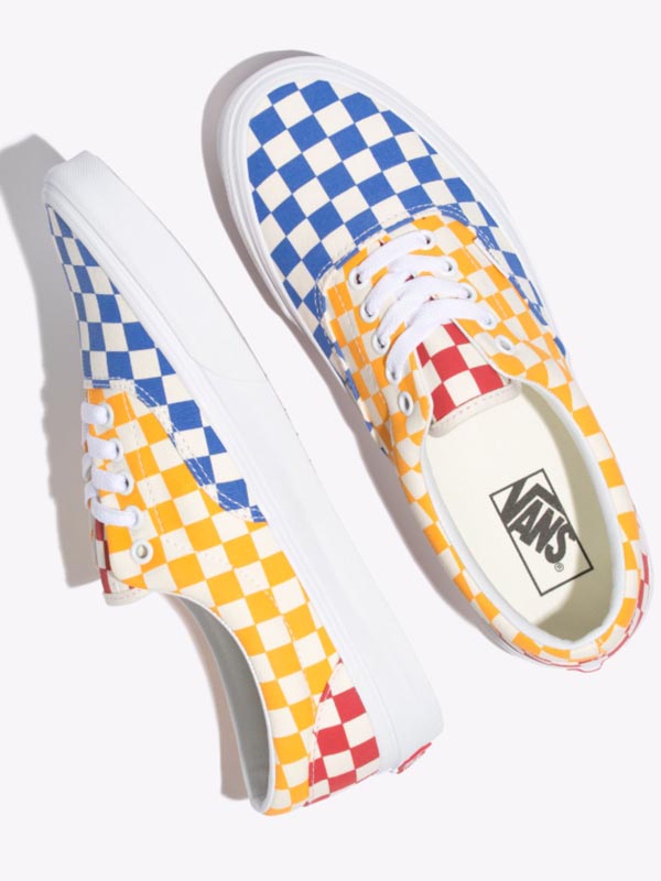 vans checkerboard multi