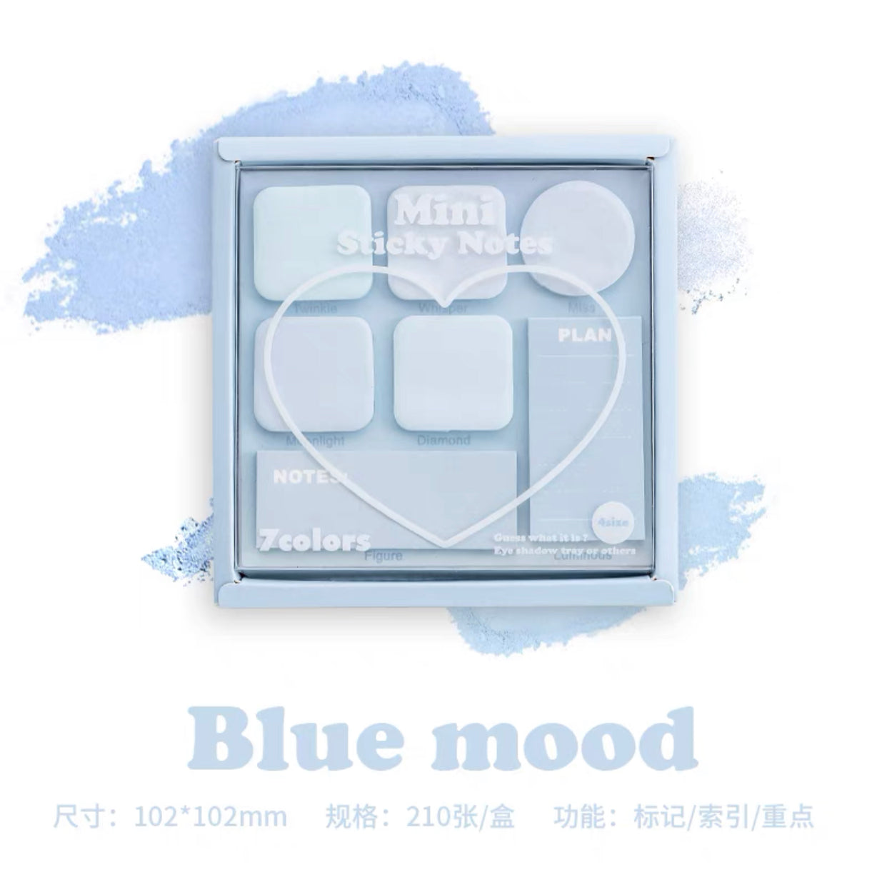 ROSYPOSY迷你便利贴Faint Secret系列 Blue Mood