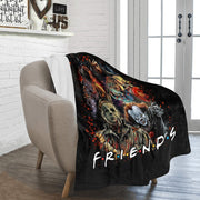 Friends Halloween Ultra-Soft Micro Fleece Blanket 50"x60" Dynamic Apparel