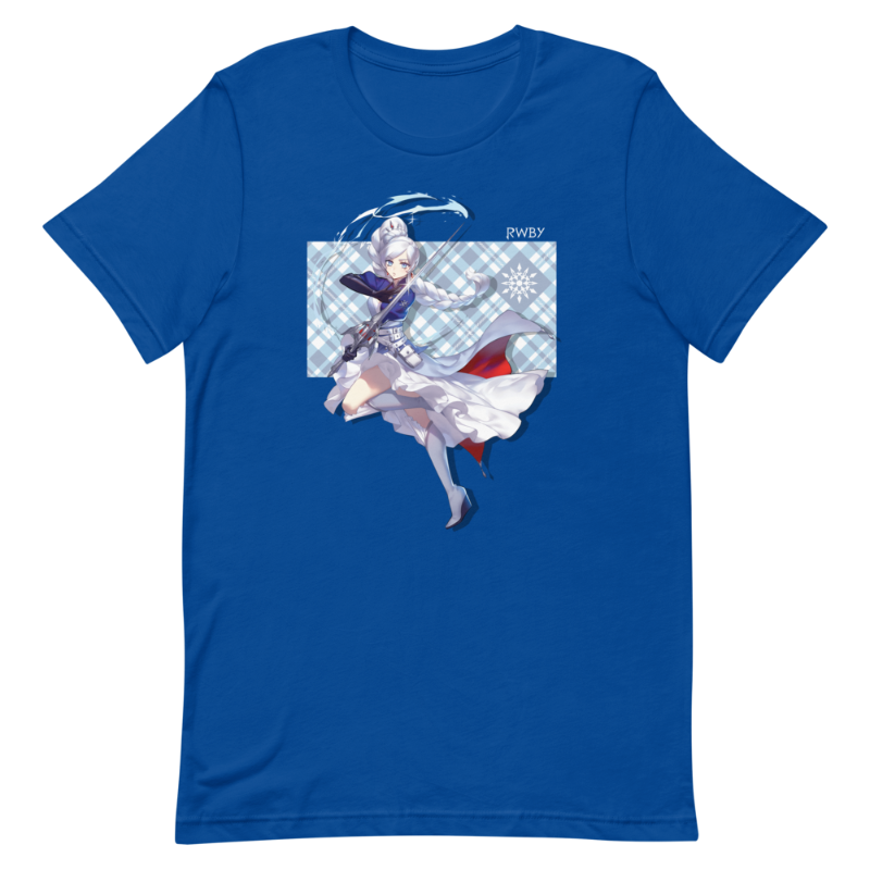 RWBY Weiss Plaid T-Shirt – Rooster Teeth U.K.