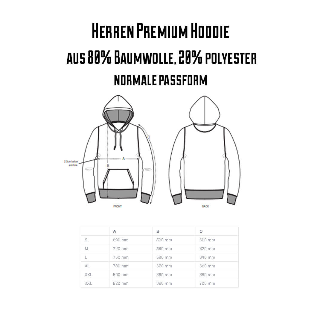 Men's premium hoodie