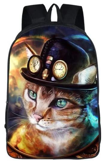 Sac A Dos Steampunk Chat Bada