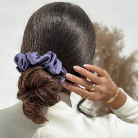 silk scrunchies