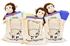 Project Night Night Boodles plush with blanket and books