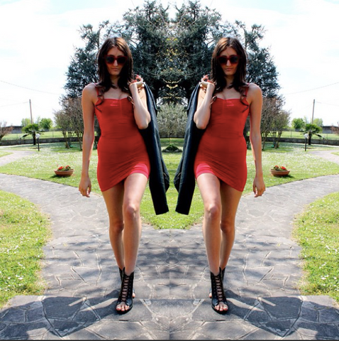 Major Mini Dress Jewel Toned Shapewear