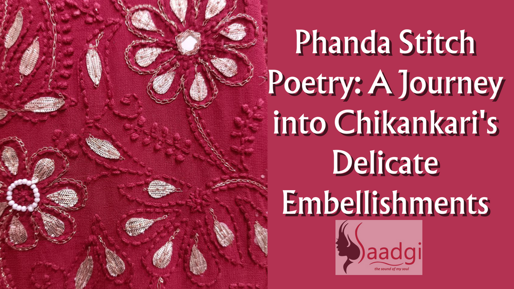 phanda stitch of chikankari