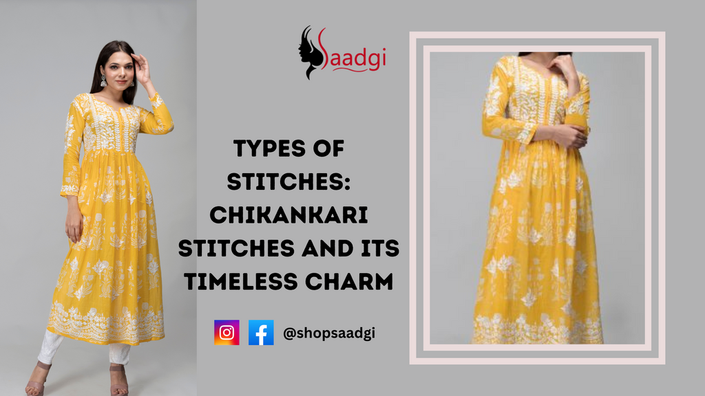 Types of chikankari stitches