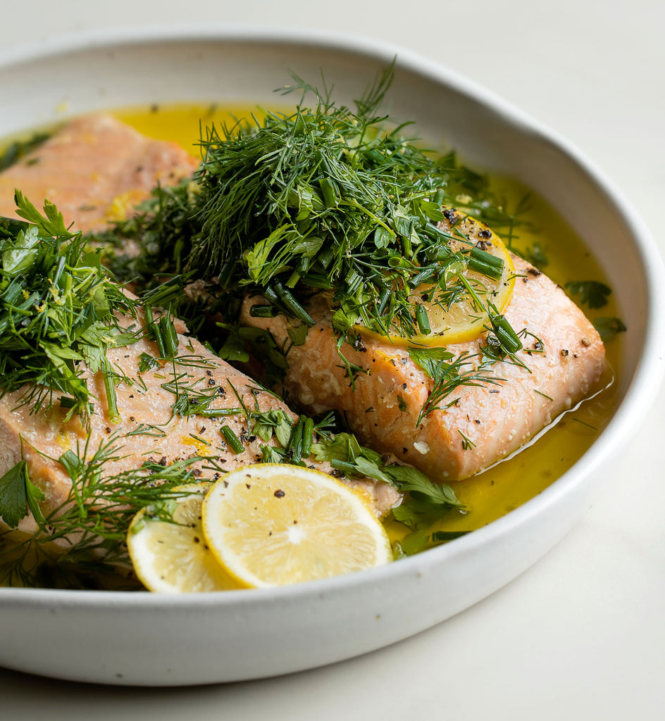 Olive Oil & Citrus Baked Salmon with Fresh Herbs