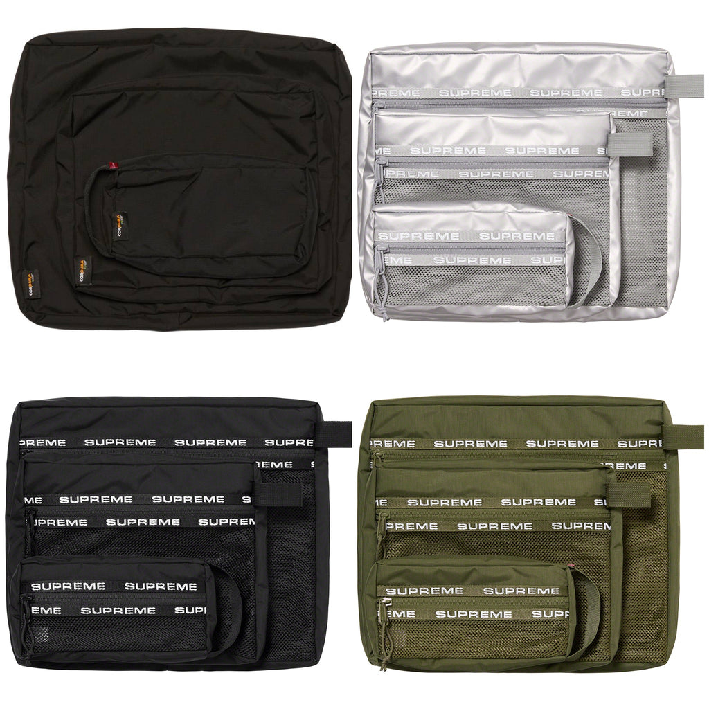 supreme fw22 organizer pouch set silver 限定価格 www