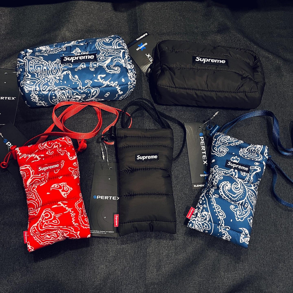 Supreme Puffer Neck Pouch 