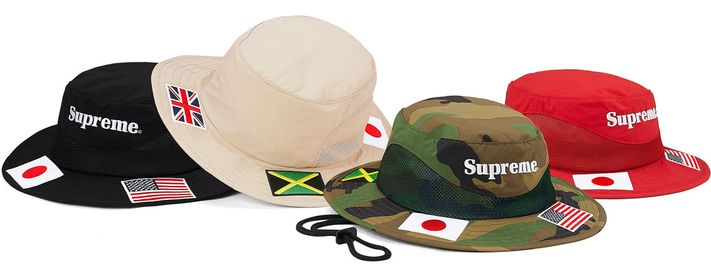 ハットSupreme Flags Boonie S/Mサイズ カモ - ハット