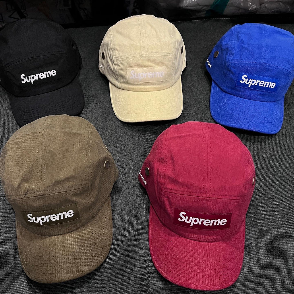 Supreme Brushed Cordura Camp Cap BurgundySupreme Brushed Cordura