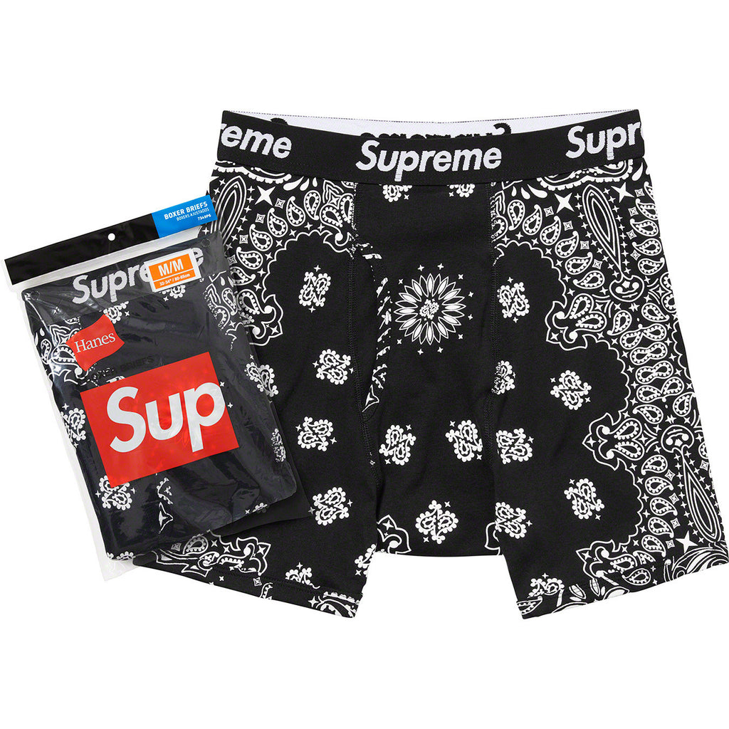 春色3カラー✧ Supreme/Hanes Bandana Boxer Briefs Sサイズ - 通販