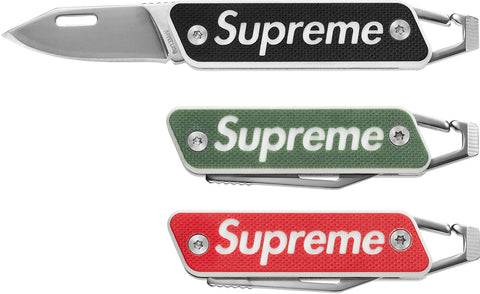 supreme clip keychain