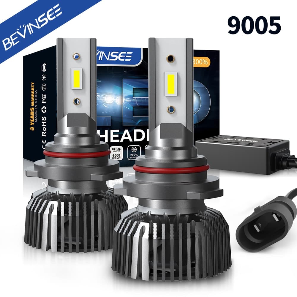 BEVINSEE 2022 A01 H11/H8/H9 LED Headlights 65W 13000LM