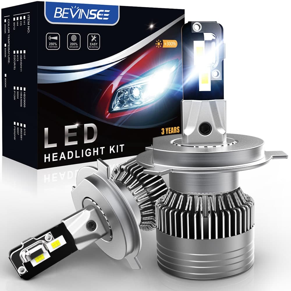 Headlight bulb - BA20D LED 12V, 88W - HI:PE