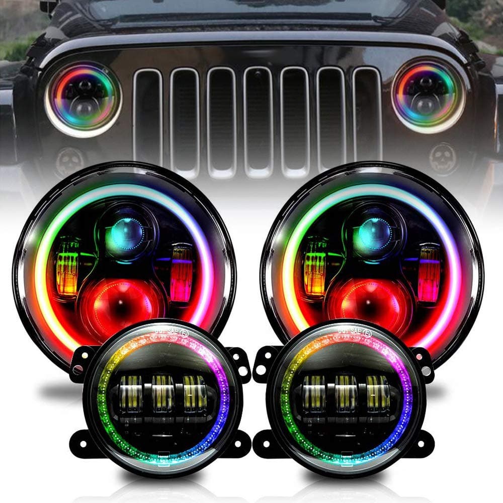 7 Inch Jeep wrangler RGB headlight – Bevinsee