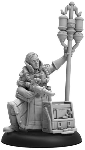 Warmachine: Crucible Guard Aurum Adeptus Syvestro Warcaster (Resin