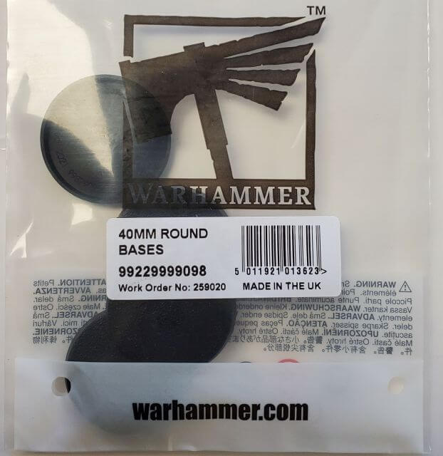 Citadel 40mm Round Bases