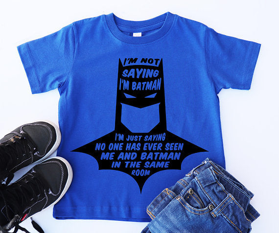 Batman shirt, superhero shirt,  shirt, batman squad, batman gift, gift for batman fan, cute boys shirt, squad shirt, superhero squad