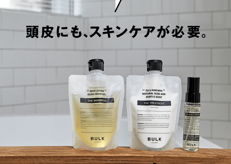 Bulk Homme: Basic Men's Hair Care Set (Shampoo + Treatment + Scalp