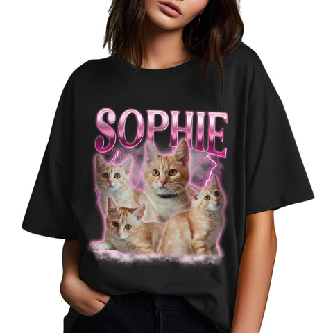 1 Personalized Cat Shirt For Cat Lovers - Put Your Cats On Shirt