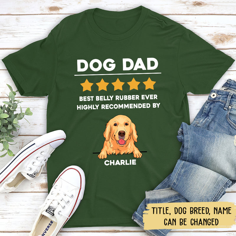 Review Dog Mom/Dad - Personalized Custom Unisex T-shirt