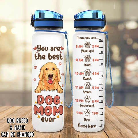 Personalized Water Tracker Bottle - Gift For AU Mom - One Lucky Mama - A  Gift Customized