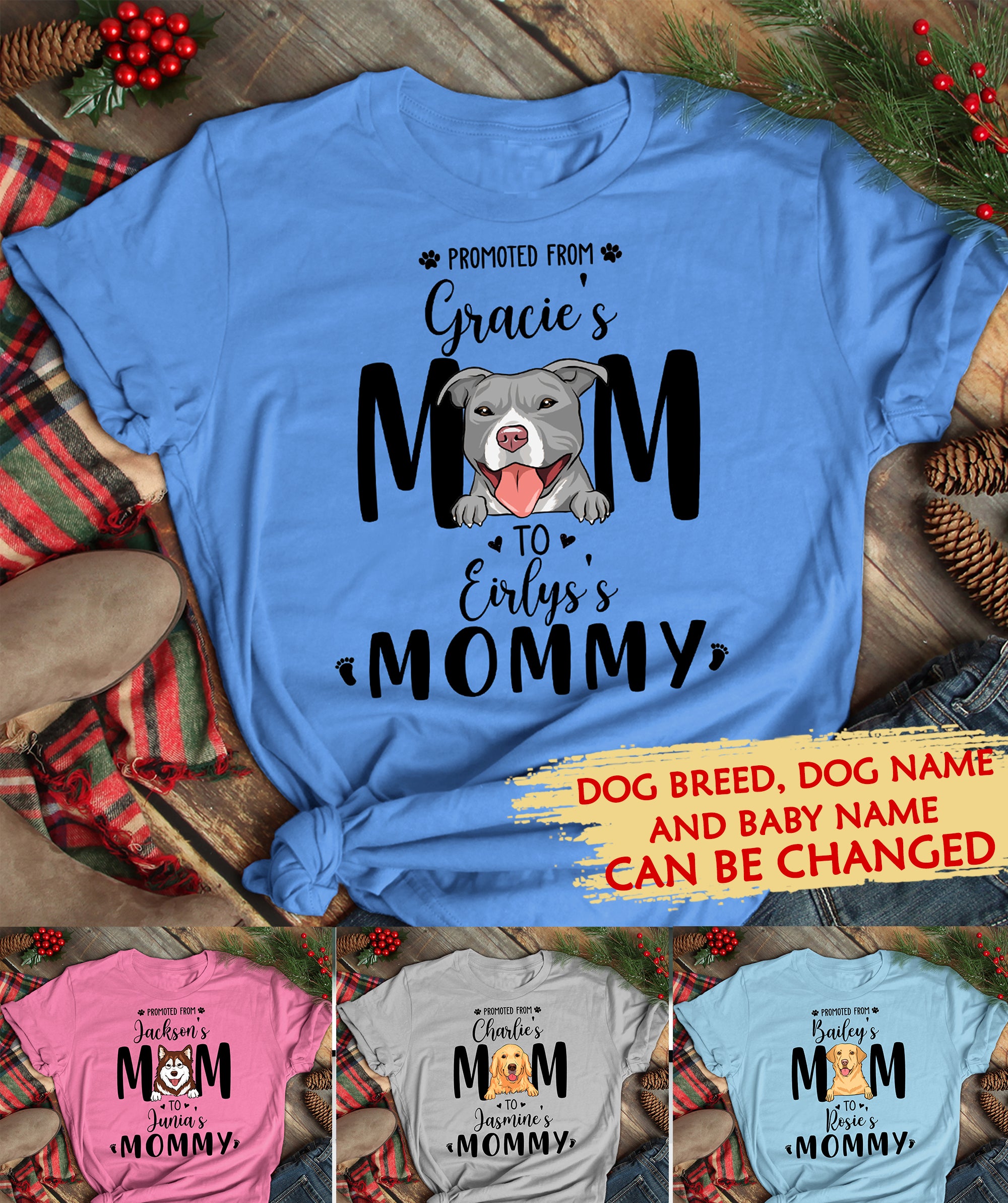 custom dog mom shirt