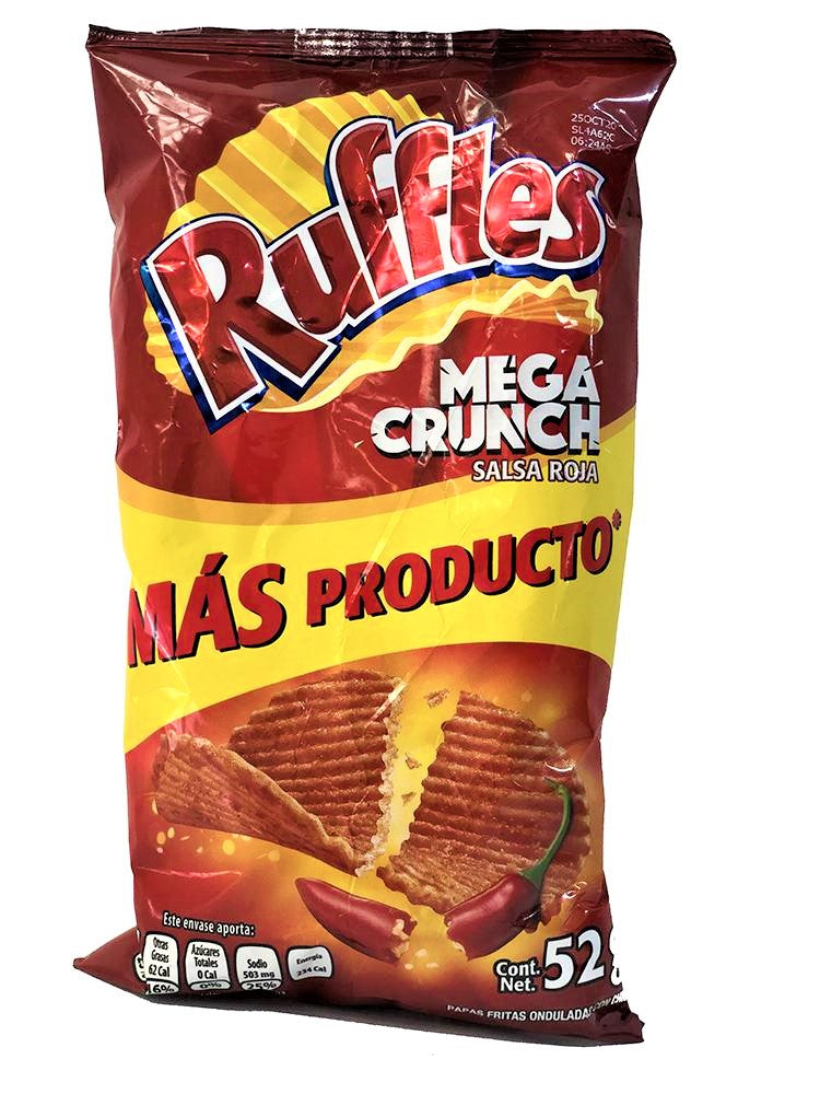 Botana Ruffles Crunch Salsa Roja – Súper La Violeta