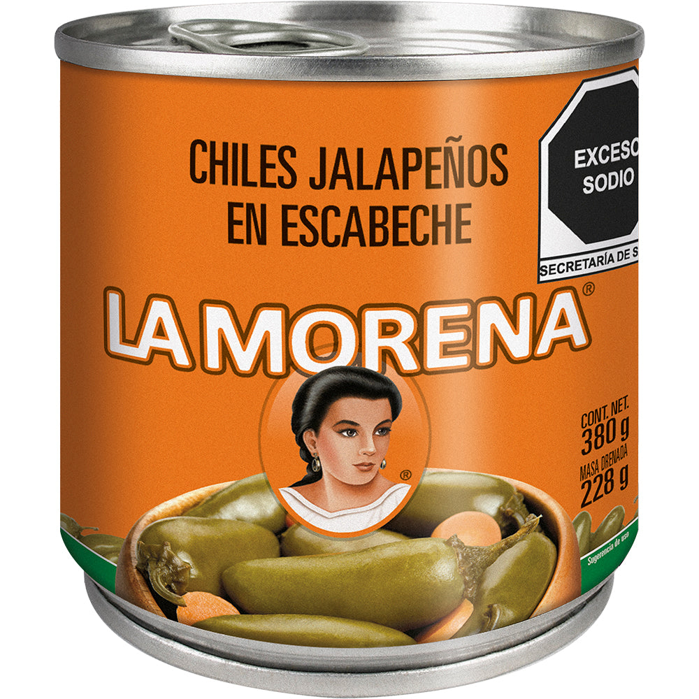 Chiles Jalapeños La Morena 380 gr – Súper La Violeta